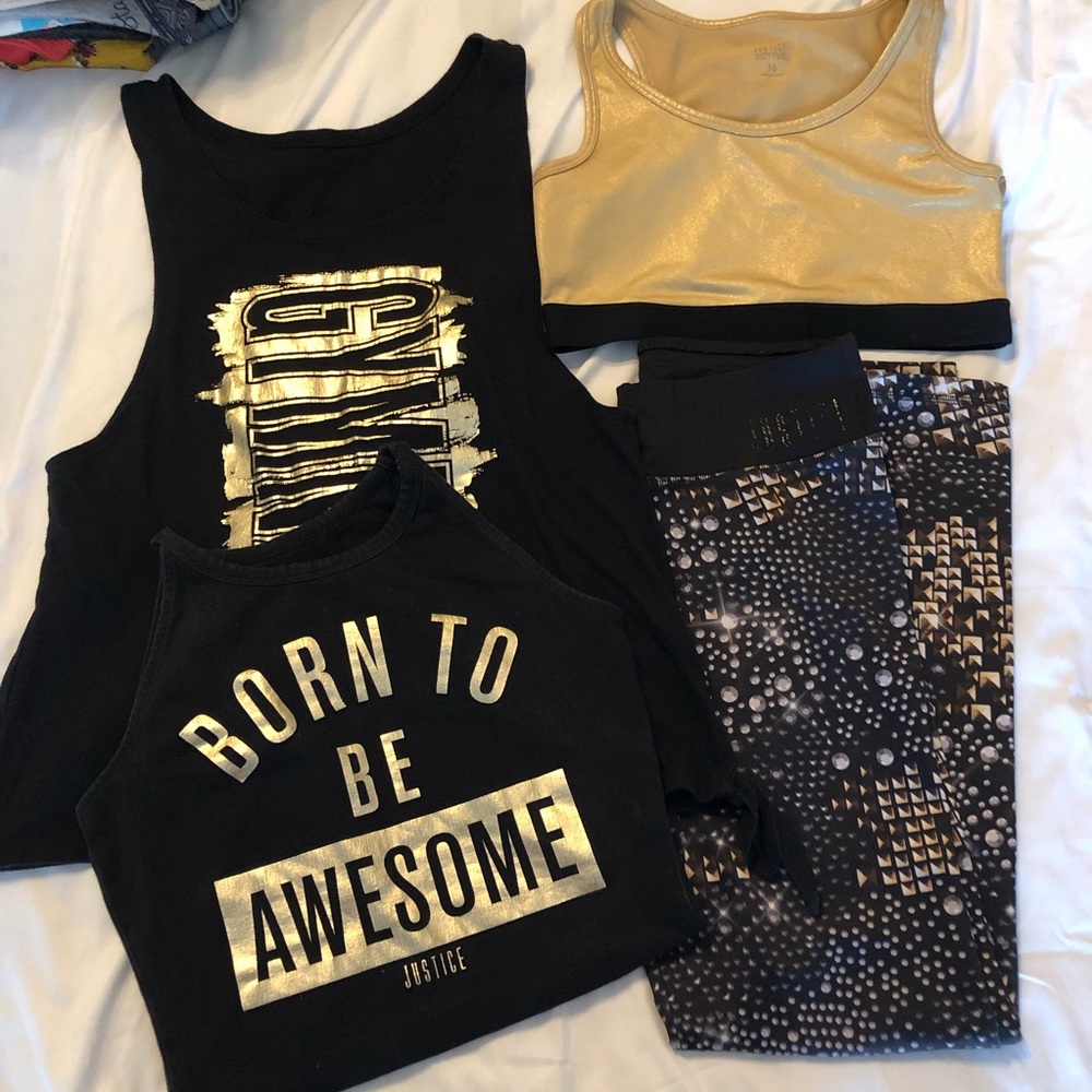Justice Gymnastics Outfit Set